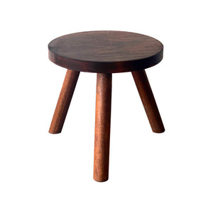 Modern Plant Stand Three Leg Stool Tall Choose Finish by CW Furniture Wood Indoor Flower Pot Base Display Holder Solid Wooden Kids Chair Table Simple