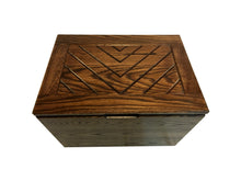 Load image into Gallery viewer, Wood Chest by CW Furniture Toy Box Kids Engraved Personalized Hope Memory Treasure Shoe Blanket Solid Hardwood Handmade Handles Safety Hinge Oak