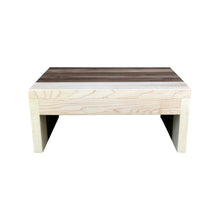 Load image into Gallery viewer, Modern Wood Step Stool by CW Furniture Footstool Custom Personalized Engraved Handmade Walnut Maple Birch Hickory Wooden Bed Kitchen Bathroom Kids