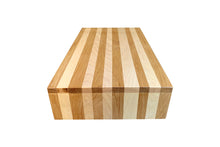Load image into Gallery viewer, Modern Wood Step Stool Large by CW Furniture Footstool Custom Personalized Engraved Handmade Walnut Maple Birch Hickory Wooden Handicapped Bed Kitchen