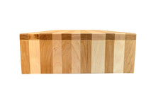 Load image into Gallery viewer, Modern Wood Step Stool Large by CW Furniture Footstool Custom Personalized Engraved Handmade Walnut Maple Birch Hickory Wooden Handicapped Bed Kitchen