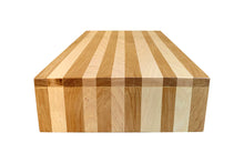 Load image into Gallery viewer, Modern Wood Step Stool Large by CW Furniture Footstool Custom Personalized Engraved Handmade Walnut Maple Birch Hickory Wooden Handicapped Bed Kitchen