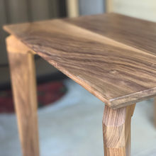 Load image into Gallery viewer, Hallway Console Table Modern by CW Furniture Maple Oak Walnut Birch Custom Entryway Hallway Dining Room Standing Desk Solid Hardwood Handmade