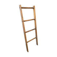 Load image into Gallery viewer, Wooden Blanket Ladder by CW Furniture Choose Various Heights Custom Modern Towel Rack Wood Poplar Towel Ladder Bathroom Ladder Sustainable