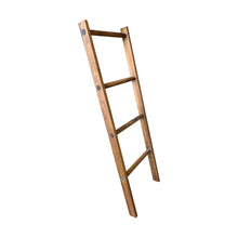Load image into Gallery viewer, Wooden Blanket Ladder by CW Furniture Choose Various Heights Custom Modern Towel Rack Wood Poplar Towel Ladder Bathroom Ladder Sustainable