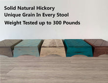 Load image into Gallery viewer, Wood Step Stool Large Custom Handmade Handicapped Elderly Bed Solid Hardwood Kitchen Bathroom Personalized Engraved Foot Stool
