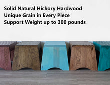 Load image into Gallery viewer, Wood Step Stool 10” Tall Custom Handmade Bed Kitchen Bathroom Personalized Engraved Solid Hardwood Footstool Wooden Kids Toddler