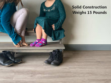 Load image into Gallery viewer, Two Step Stool Wood 45” Long Handicapped Elderly Custom Handmade Personalized Engraved Bed Kitchen Bathroom Solid Hardwood Kids