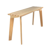 Load image into Gallery viewer, Bench Wood Modern by CW Furniture Maple Walnut Oak Hardwood Custom Handmade Entryway Shoe Seat Hallway Dining Table Bedroom Custom