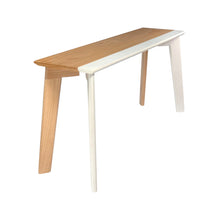 Load image into Gallery viewer, Bench Wood Modern by CW Furniture Maple Walnut Oak Hardwood Custom Handmade Entryway Shoe Seat Hallway Dining Table Bedroom Custom