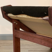 Load image into Gallery viewer, Pet Ramp Step by CW Furniture Custom Personalized Dog Ramp Cat Ramp Bed Ramp Folds Free Standing Solid Hardwood Elderly Disabled Natural Engraved