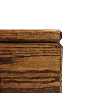 Wood Chest by CW Furniture Toy Box Kids Engraved Personalized Hope Memory Treasure Shoe Blanket Solid Hardwood Handmade Handles Safety Hinge Oak