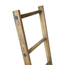 Load image into Gallery viewer, Wooden Blanket Ladder by CW Furniture Choose Various Heights Custom Modern Towel Rack Wood Poplar Towel Ladder Bathroom Ladder Sustainable