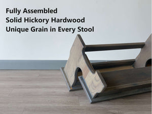 Two Step Stool Wood 45” Long Handicapped Elderly Custom Handmade Personalized Engraved Bed Kitchen Bathroom Solid Hardwood Kids